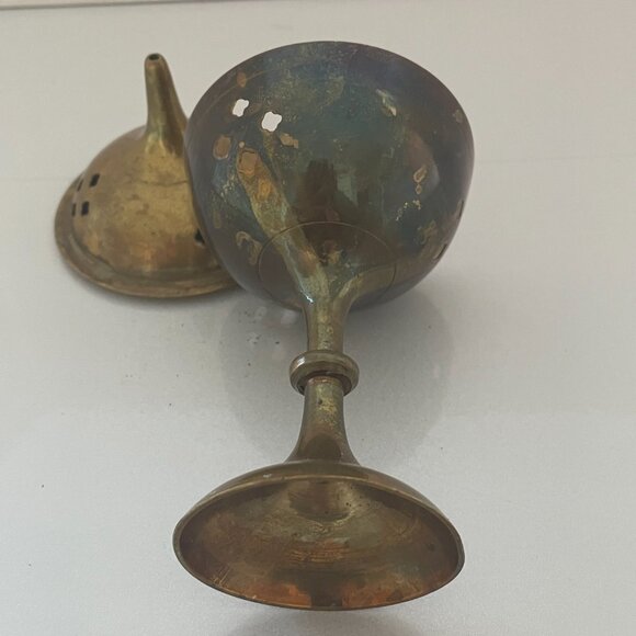 Brass Incense Burning for Cones or Sticks - Picture 3 of 8